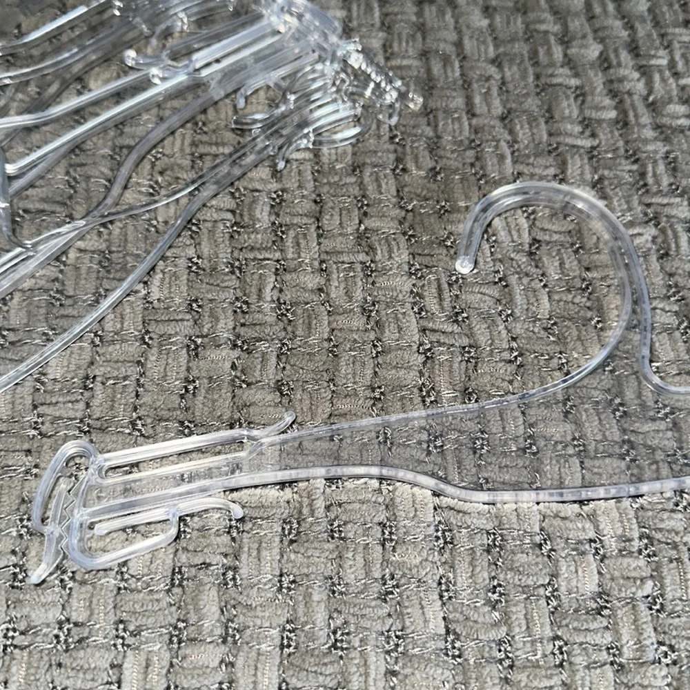 Little clear hangers set of 6